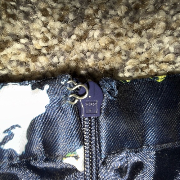 Dancing queen blue floral skirt - Picture 3 of 5